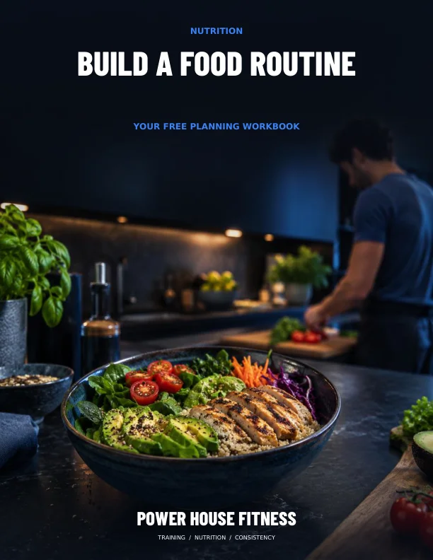 Preview of the food routine workbook